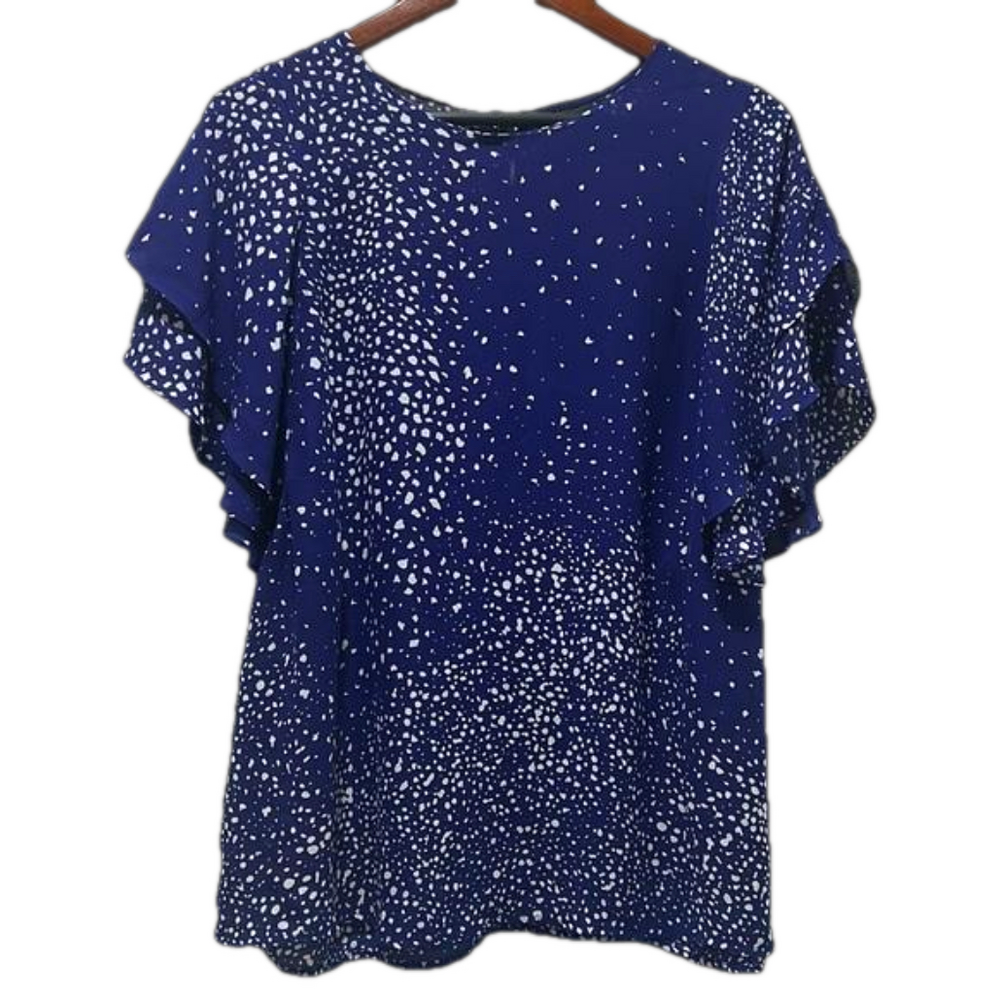 Worthington blue blouse size XL GUC..
